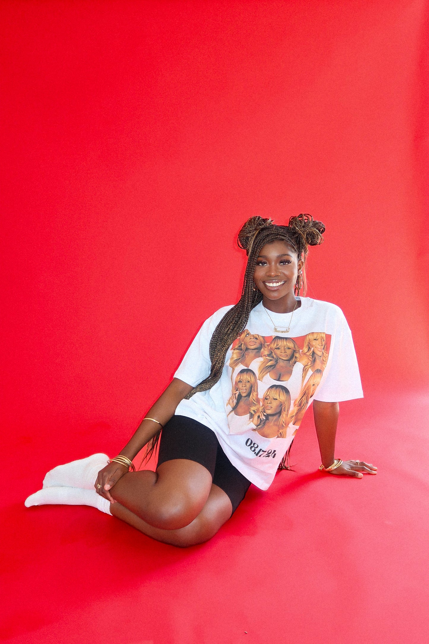 Oversize STAGES Deep Drop Tee