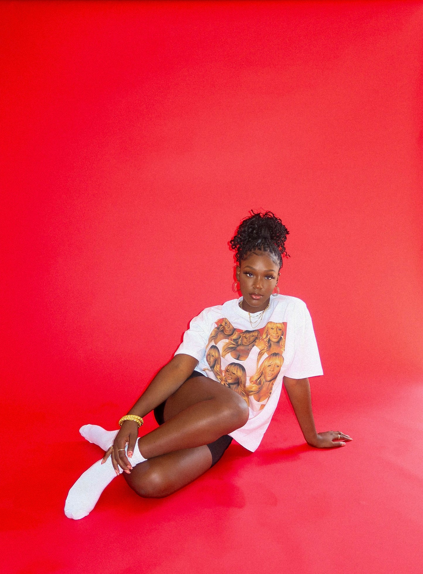 Oversize STAGES Deep Drop Tee